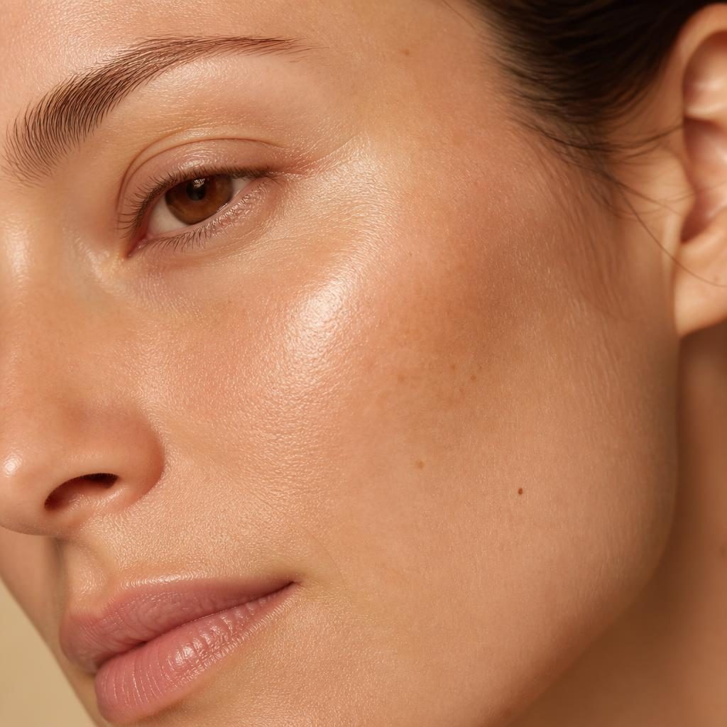 Luminous, even complexion